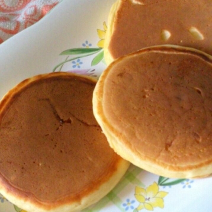 離乳食に☆ヨーグルトときなこのパンケーキ